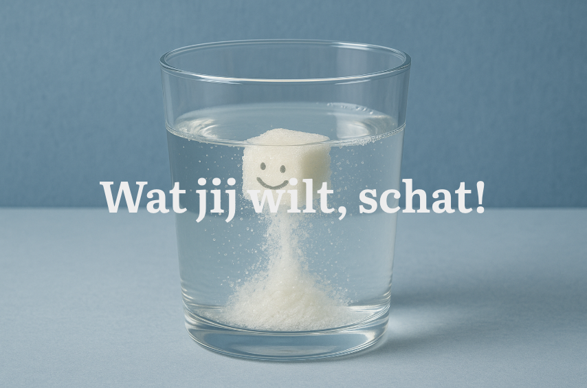 Wat jij wilt, schat!