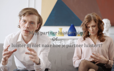 Mijn partner luistert niet!