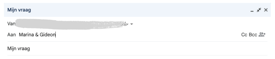 brieven aan marina en gideon